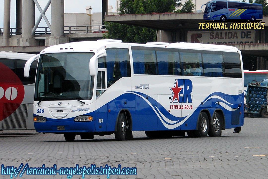 Autobuses México-Puebla Estrella RojaPullman Plus 
